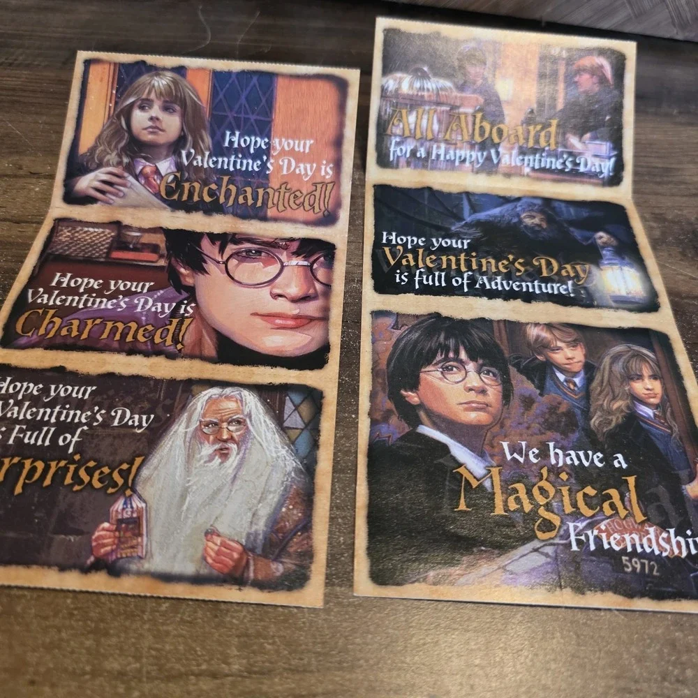 Paper Magic Group Harry‎ Potter Valentines Day Cards Lot of 6 Classroom Exchange